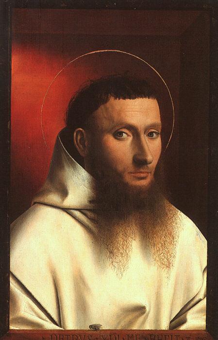 Petrus Christus Portrait of a Carthusian Sweden oil painting art